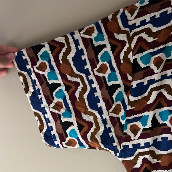 Vintage Oversized Silk Alfred Sung Top - Picture 3 of 4